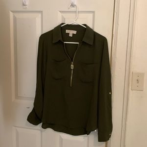 Michael kors half zip long